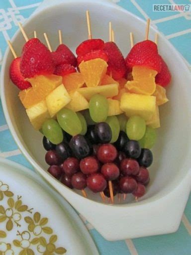 20 Recetas De Brochetas De Frutas Recetaland