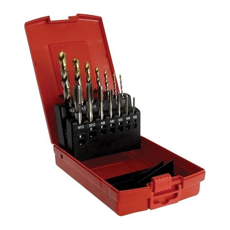 Dormer A002 Drills And E500 Hss Mc Tap Set 14 Piece Rsis