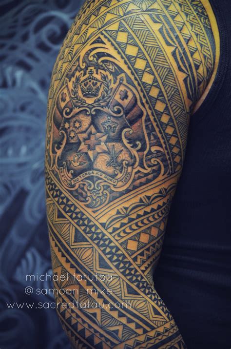 Seal Of Tonga Designed And Tattooed By Michael Fatutoa Tattoos