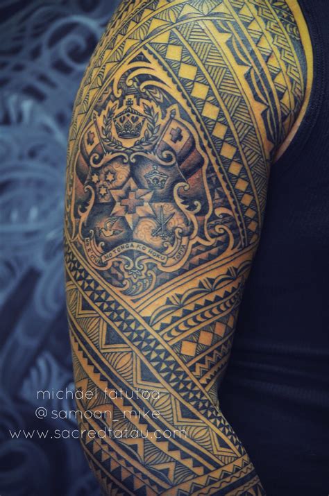 seal of Tonga designed and tattooed by Michael Fatutoa #tattoos # ...