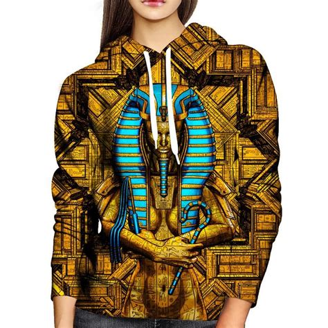 Sacred Queen Pharaoh Womens Hoodie Hoodies Womens Unisex Hoodies