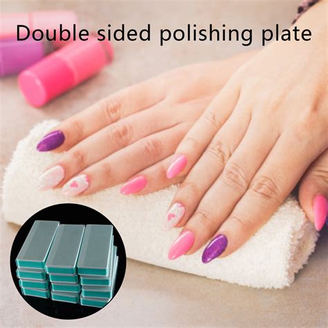 Glamn Nail File Polishing For Nails Double Side Buffer Blcok Buff Shine Nail Polish For Nail Art