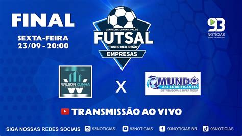 Final Construtora Wilson Cunha X Mundo Dos Lubrificantes Campeonato