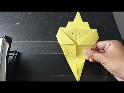 Cara Membuat Origami Es Krim Youtube