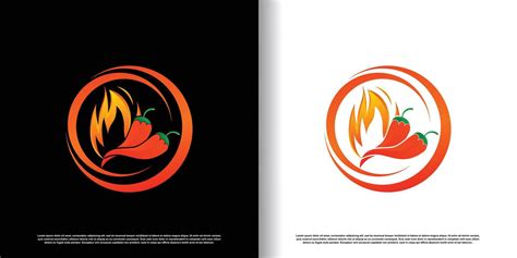 Hot Chili Logo Design With Creative Concept Premium Vector Art At Vecteezy