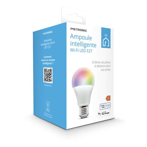 Ampoule Intelligente Wi Fi E Led Rgb W