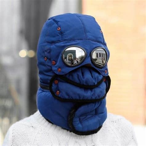 Thermal Winter Trapper Hat with Goggles - Suckstobebroke