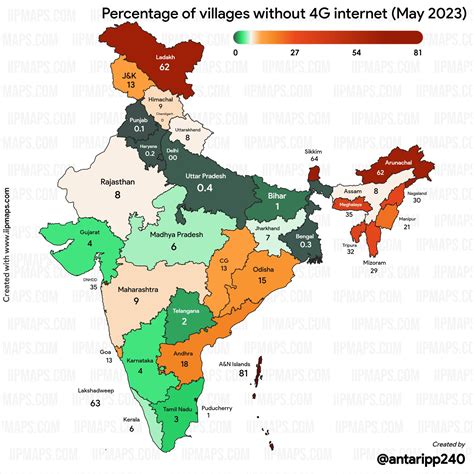 India In Pixels By Ashris On Twitter Percentage Of Villages Without