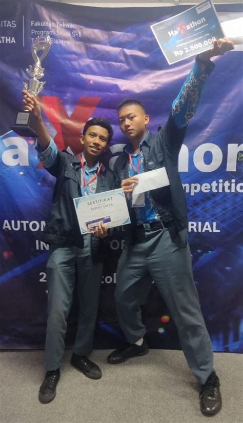 Siswa Teknik Otomasi Industri TOI SMK Negeri 1 Cimahi Raih Juara 1