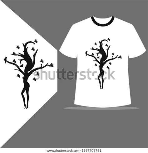 Tshirt Template Fully Editable Torn Clothes Stock Vector Royalty Free