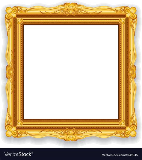 Gold Ornate Vector Frames