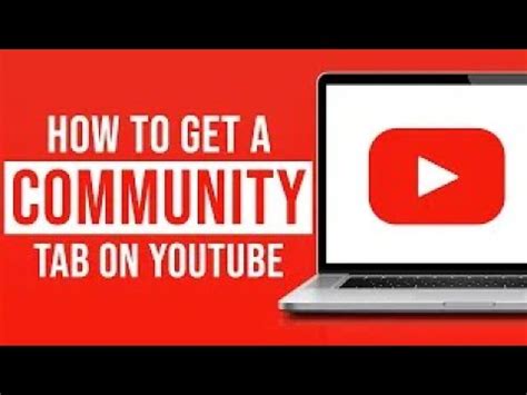 How To Get Community Tab On Youtube Youtube