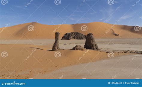 Landscape of Sahara desert stock photo. Image of sunny - 169637410