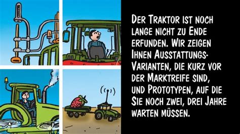 Der Traktor Ist Noch Nicht Zu Ende Erfunden Cartoon Von Marco