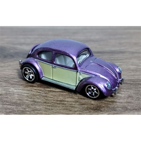 Fusca Volkswagen Classic Bug Roxo Hot Wheels Loose Shopee Brasil
