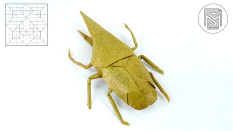 Origami Hercules Beetle Simple Cp Analysis Sampreet Manna Origami Youtube