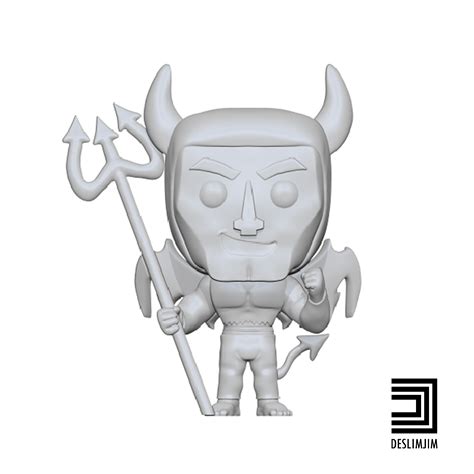 3D file KRONK DEVIL KRONK'S NEW GROOVE DISNEY PIXAR FUNKO POP TOYART 😈 ...