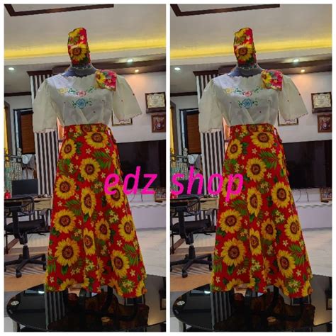 Filipiniana Costumebuwan Ng Wika Shopee Philippines