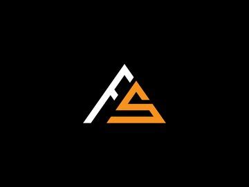 Premium Vector | Fs logo design