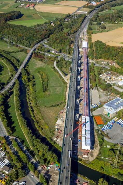 Hagen Aus Der Vogelperspektive Baustelle Zum Sanierung Und