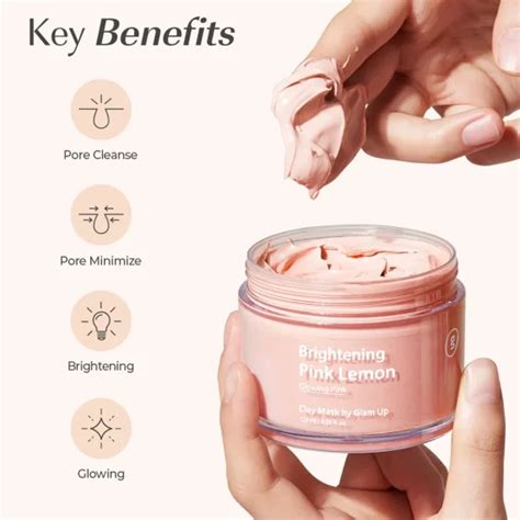 Glam Up Brightening Pink Lemon Clay Mask Why So Gorgeous