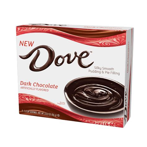 Dove Dark Chocolate Rich Indulgent Pudding Mix And Pie