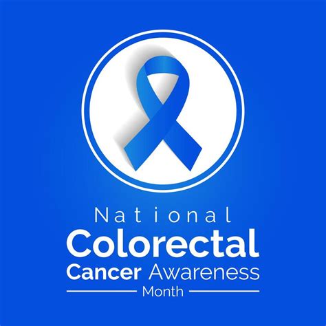 Colorectal Cancer Awareness Month Is March Banner Poster Card