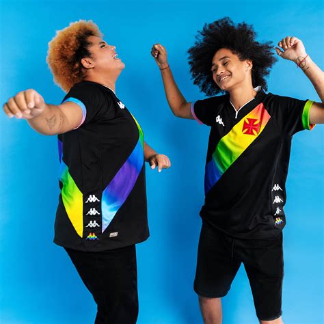 Camisa Orgulho LGBTQIAPN Do Vasco Da Gama 2023 Kappa