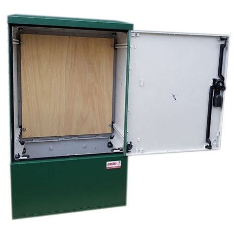 GRP Electric Enclosure Kiosk Cabinet Meter Box Housing Green W530