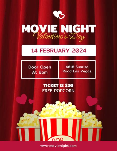 Movie Night Template Flyer