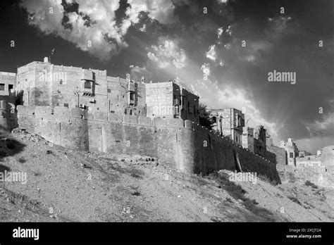 View To Historic Jaisalmer Fort In Rajasthan India Stock Photo Alamy
