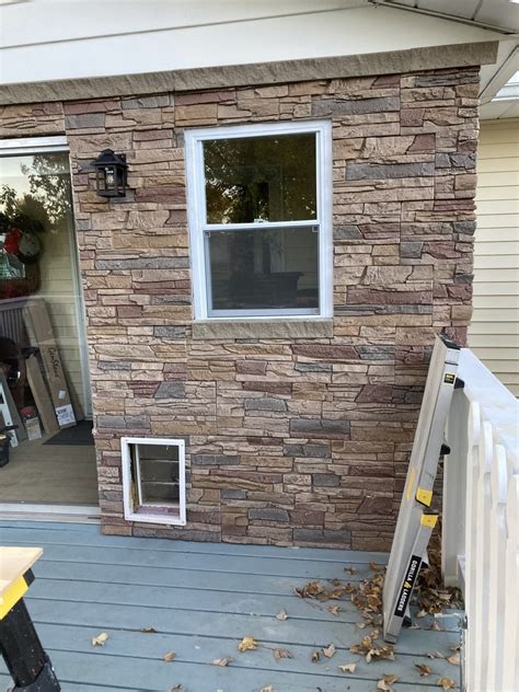 Chris Diy Stone Veneer Siding Project Genstone