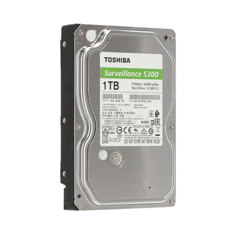 1 TB HDD CCTV TOSHIBA S300 5700RPM 64MB SATA 3 HDWV110UZSVA