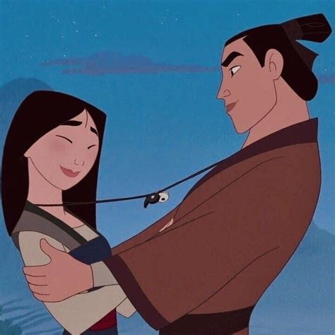 Mulan E Li Shang Com O Mesmo Colarmulan Disney Princess Disney