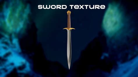 Texture Sword In Blender Texturing Blender Sword Tutorial Youtube