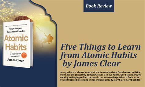 Five Things To Learn From Atomic Habits By James Clear Aura Monthly