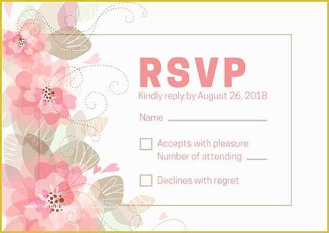 Free Rsvp Postcard Template Of Minimalist Rsvp Postcard Templates by ...