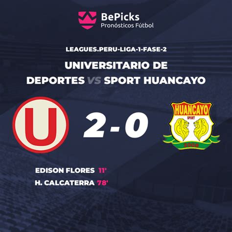 Universitario De Deportes Vs Sport Huancayo Pronósticos Cuotas