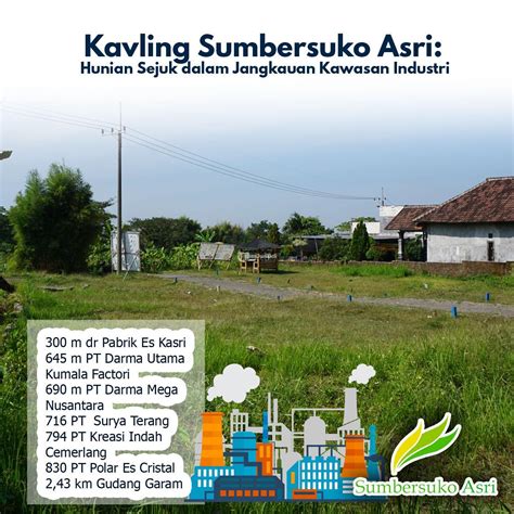 Jual Tanah Kavling Villa Sumbersuko Asri Hunian Sejuk Kawasan Industri