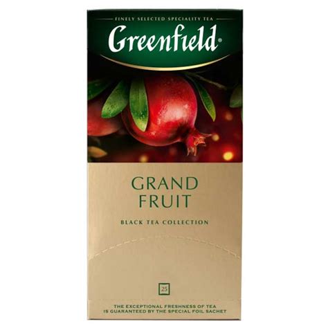Чай в пакетиках Гринфилд (Greenfield) Grand Fruit - «Интересный черный ...