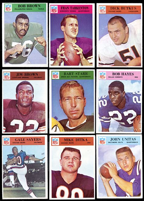 Lot Detail 1966 Philadelphia Football Complete Set
