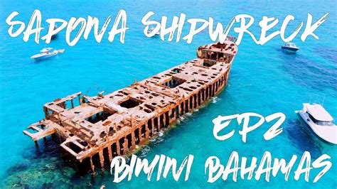 Sapona Shipwreck Bimini Bahamas Mavic Air Ss Sapona Sea Hunt