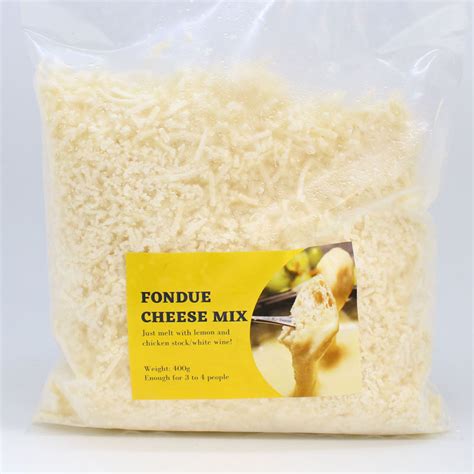 Fondue Cheese Mix 400g The Cheese Shop Pte Ltd