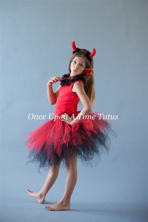 Black Red Pixie Tutu Devil Tutu Halloween Costume Tutu Etsy