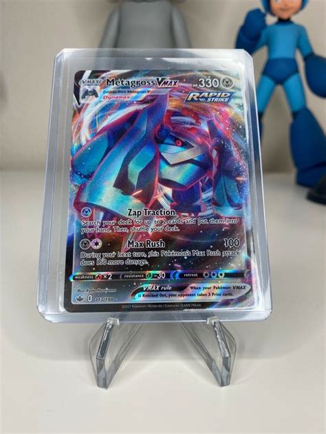 Metagross Vmax Ultra Rare Chilling Reign Pokemon Card Nm For