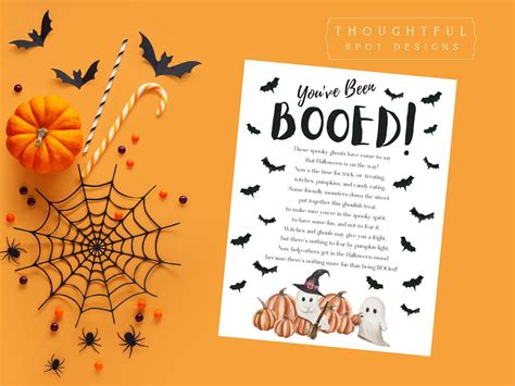 Boo Your Neighbors Printable Halloween Game Youve Been Booed Weve