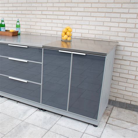 2 Door Outdoor Kitchen Cabinet Blue Sky Outdoor Living