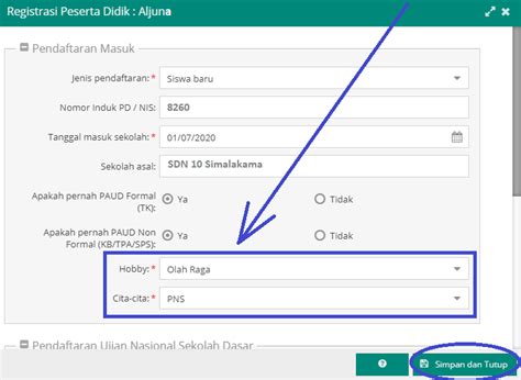 Cara Mudah Mengisi Hoby Dan Cita Cita Peserta Didik Di Dapodik 2021 C