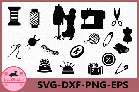 Sewing Svg Seamstress Clipart Sewing Vector Files 645920 Cut