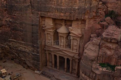 Petra Ancient Treasure Sand Stone Architecture Exterior Facade Building